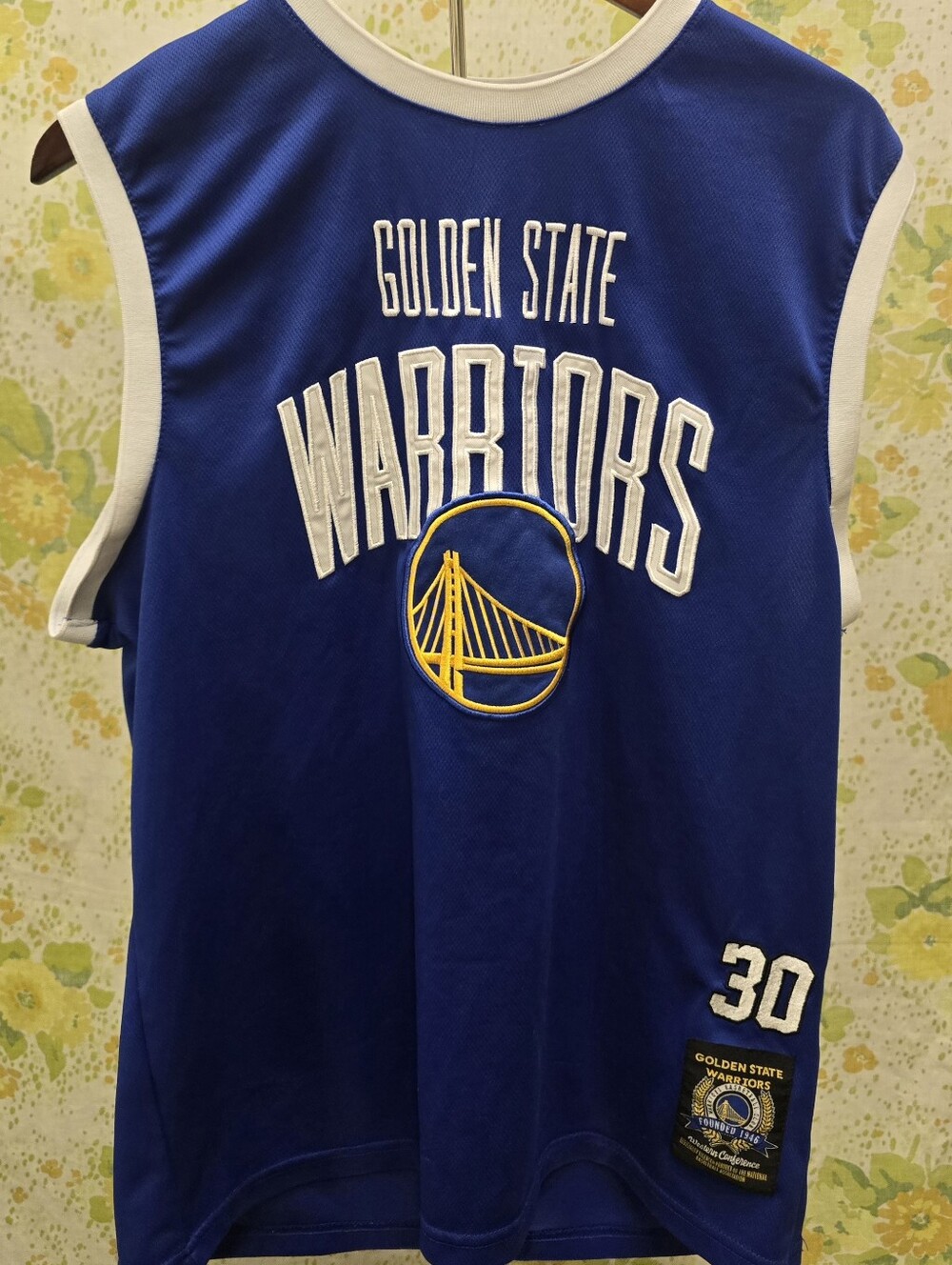 Officially Licensed NBA #30 Steph Curry Warriors Special Edition Jersey L